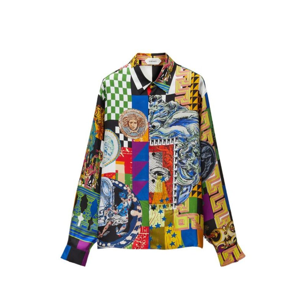 Versace Black Shirts Men